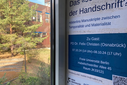 Das "Jetzt" der Handschrift Hölderlins